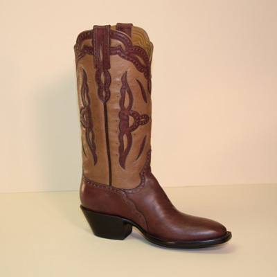 Shell Cordovan Handmade Cowboy Boot