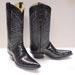 Black Alligator Belly Handmade Custom Cowboy Boot 