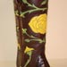 yellow rose inlays and overlays on chocolate brown alligator custom cowboy boot
