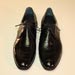 custom men's shoe black alligator belly dress shoe