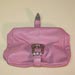 Handmade Pink Clutch Purse with Pink and Silver Buckle