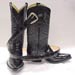 Custom Made Alligator Cowboy Boot with Matching Alligator Belly Belt 