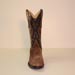 Custom Adobe Hippopotamus Cowboy Boot with Hippopotamus Inlays