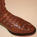 Brown Hornback Alligator Handmade Cowboy Boot