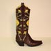 custom gallegos style chocolate brown alligator cowboy boot