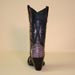 Metallic Purple Python Handmade Cowboy Boot with High Heel