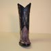 Metallic Purple Python Custom Made Cowboy Boot with 3 Inch Heel