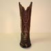 Bronze Python and Chocolate Brown Calf Custom Cowboy Boot