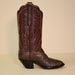 Bronze Python and Brown Calf Custom Made Cowboy Boot