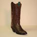 Handmade Bronze Python Custom Cowboy Boot