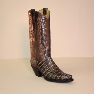 Gold Caiman Custom Cowboy Boot