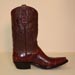 Handmade Torino Cognac Alligator Smooth Tail Cowboy Boot