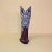 Purple Ostrich Custom Made Cowboy Boot with Inlayed Shaft Gallegos Style