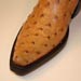 Full Quill Saddle Tan Mad Dog Ostrich Custom Gallegos Style Cowboy Boot