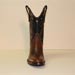 Custom Made Vintage Buffalo Cowboy Boot with Buckstiching