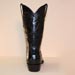 Handmade Black Alligator Belly Cowboy Boot with Hand Corded Top