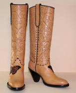 tan fashion monarch boot