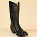 Full Quill Ostrich Cowboy Boots with Hand Corded Buffalo shafts