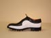 Custom Made Black and White Kangaroo Golf Shoe