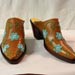 Custom Handbeaded Cowboy Style Slip-On Mule