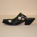 Gold and Green Custom Cowboy Style Slip-On Mule