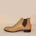 Handcrafted Tabac Ostrich Custom Made Men's Shoe