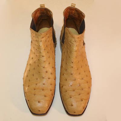 Tabac Ostrich Custom Men's Shoe