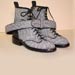 gray elephant custom made men's hiking boot with belt
