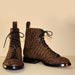 custom made peat vintage elephant men's hiking boot